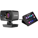 Elgato Stream Deck MK.2 + Facecam Bundle | Studio Controller, 15 Macro Keys, Trigger Actions in apps and Software Like OBS & Facecam - 1080p60 Full HD Webcam for Video Conferencing, Gaming, Streaming, Sony Sensor,