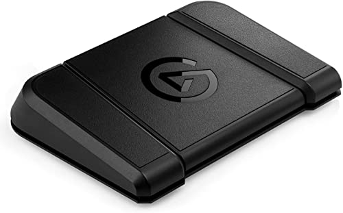 Elgato Stream Deck Pedal – Hands-Free Studio Controller, 3 Macro footswitches, Trigger Actions in apps and Software Like OBS, Twitch, YouTube and More, Works with Mac and PC