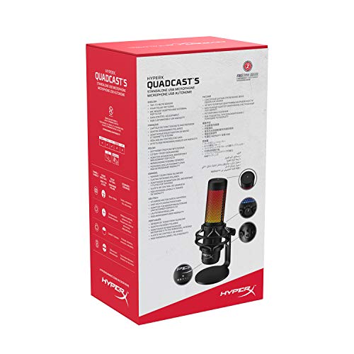 QuadCast S – RGB USB Condenser Microphone