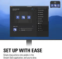 Elgato Stream Deck Pedal – Hands-Free Studio Controller, 3 Macro footswitches, Trigger Actions in apps and Software Like OBS, Twitch, YouTube and More, Works with Mac and PC