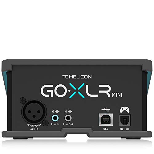 GoXLR MINI Online Broadcast Mixer with USB/Audio Interface & Midas Preamp