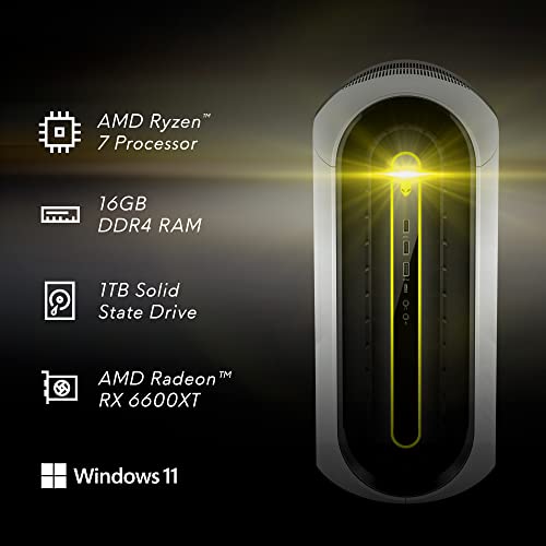 Aurora R10 Gaming Desktop | AMD Ryzen 7 5800, AMD Radeon RX 6600XT 8GB GDDR6, VR Ready & Liquid Cooling