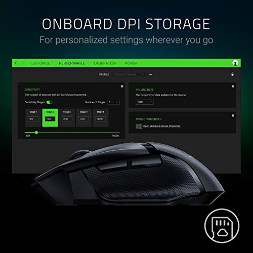 Basilisk X Hyperspeed Wireless Gaming Mouse | Classic Black
