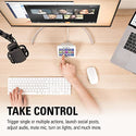 Elgato Stream Deck MK.2 – Studio Controller, 15 Macro Keys, Trigger Actions in apps and Software Like OBS, Twitch, YouTube and More, Works with Mac and PC - White
