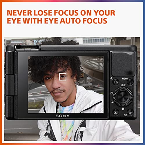 Sony ZV-1 | Digital Camera for Streamers & Content Creators with Flip Screen