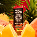 ZOA Sugar-Free Energy Drink, 12 Fl Oz | Tropical Punch (Pack of 12)