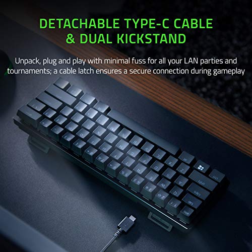 Razer Huntsman Mini 40% less Keyboard: Chroma RGB Lighting [Classic Black]