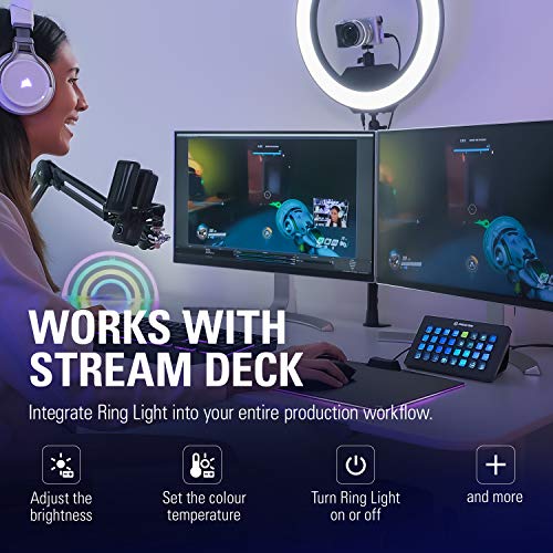 Elgato Ring Light | Premium 2500 lumens Light for Streaming