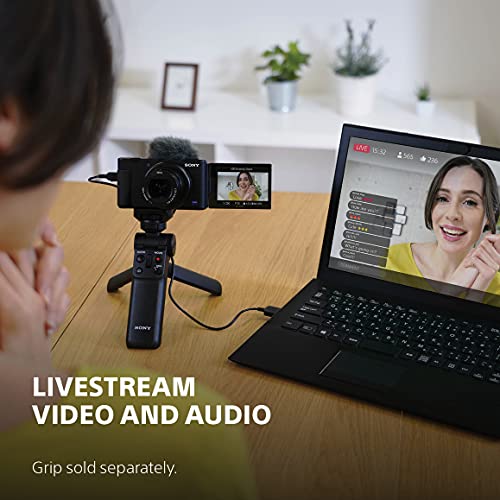 Sony ZV-1 | Digital Camera for Streamers & Content Creators with Flip Screen