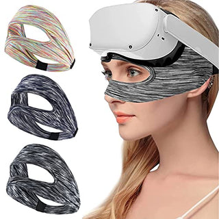 Quest VR Eye Mask Padded Cover for VR Workouts [3pcs]