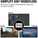 Elgato Stream Deck Pedal – Hands-Free Studio Controller, 3 Macro footswitches, Trigger Actions in apps and Software Like OBS, Twitch, YouTube and More, Works with Mac and PC
