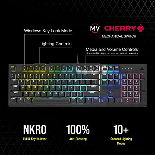 Corsair K60 RGB Pro Mechanical Gaming Keyboard | Black
